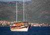 Traditional cruising ship Labrador - wooden motor sailer 1967  yacht charter Split