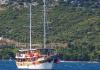 Traditional cruising ship Labrador - wooden motor sailer 1967  charter Split