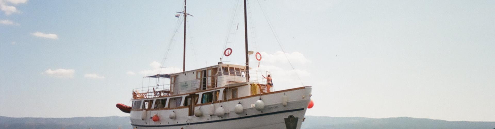 1957. Traditional cruising ship Dalmatinac