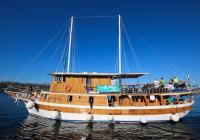 motor sailer - wooden motor sailer Opatija Croatia