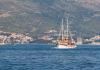 Traditional cruising ship Lopar - wooden motor sailer 1954  yacht charter Opatija
