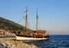 Traditional cruising ship Petrina - wooden motor sailer 1887  rental motor sailer Croatia