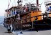 Traditional cruising ship Petrina - wooden motor sailer 1887  yacht charter Opatija