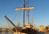 Traditional cruising ship Petrina - wooden motor sailer 1887  charter Opatija