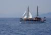 Traditional cruising ship Madona - wooden motor sailer 1958  charter Split