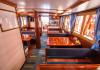 Traditional cruising ship Providnost - wooden motor sailer 1950  yacht charter Opatija