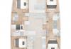 Lagoon 47 2028  yacht charter Praslin