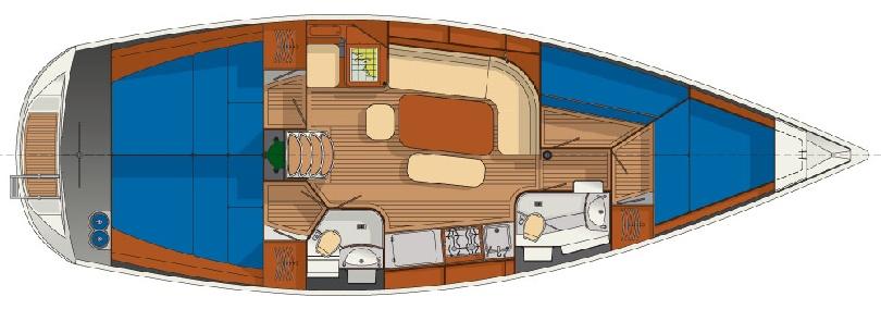 sailboat Delphia 40