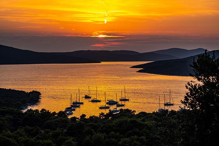 Sunset - Muline, Ugljan, Croatia