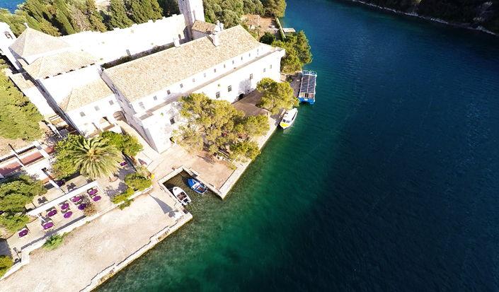 Mljet, Croatia - St. Mary’s Islet from the air