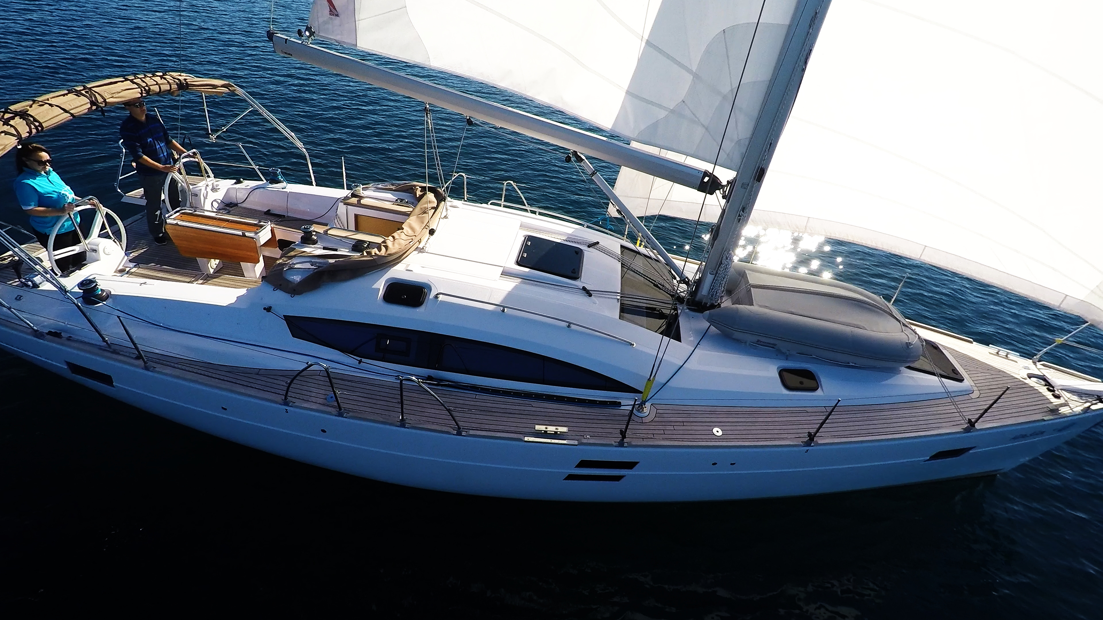 Images of sailing yacht Elan 45 in charter